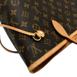 LOUIS VUITTON Neverfull MM Monogram Canvas Tote Bag Brown