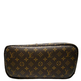 LOUIS VUITTON Neverfull MM Monogram Canvas Tote Bag Brown