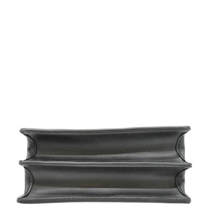 LOUIS VUITTON Dauphine MM Epi Leather Shoulder Bag Black