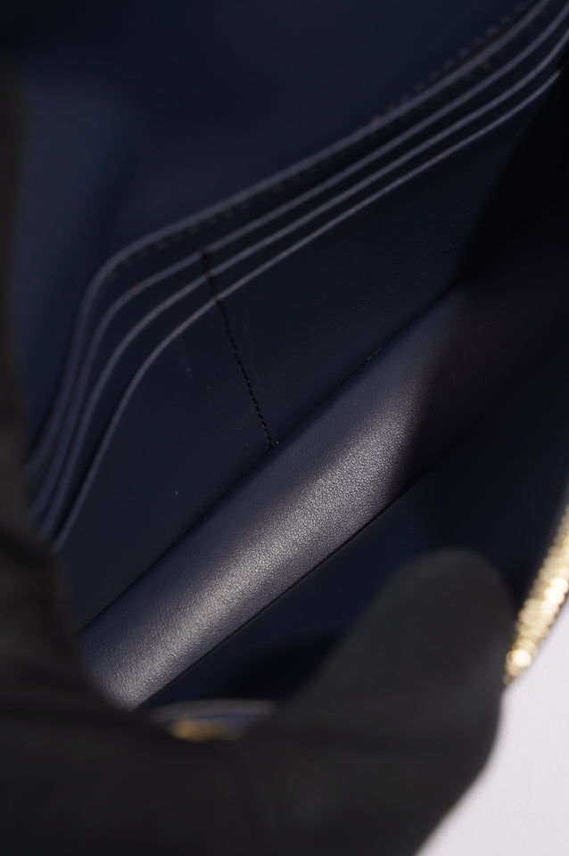 Burberry Womens Logo Crossbody Blue / Check