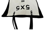 CHANEL 5 x 5 Canvas Tote Bag Ivory