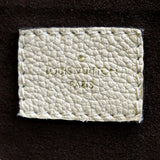 LOUIS VUITTON Neverfull MM Monogram Empreinte Tote Bag Beige