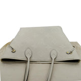 LOUIS VUITTON Neverfull MM Monogram Empreinte Tote Bag Beige