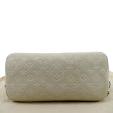 LOUIS VUITTON Neverfull MM Monogram Empreinte Tote Bag Beige