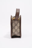 Gucci Womens Web Supreme Ophidia Crossbody Bag Brown Canvas
