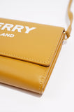 Burberry Womens Crossbody Bag Yellow Leather