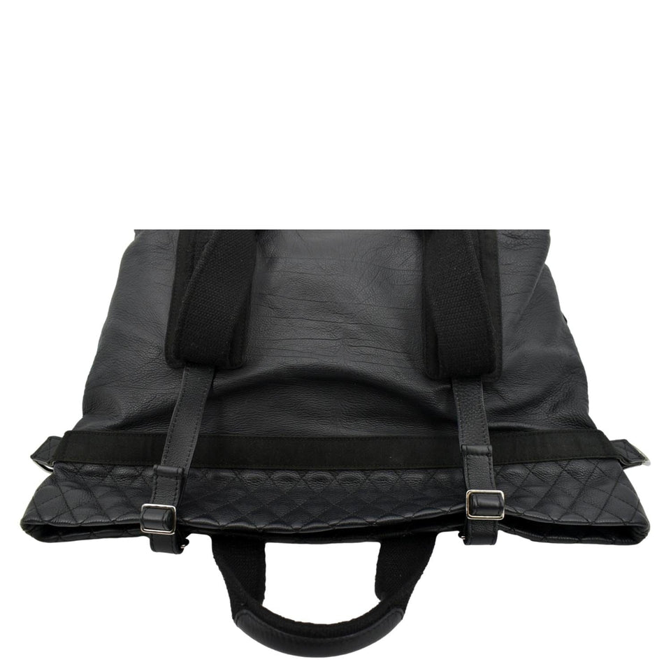 CHANEL 2way Leather Shoulder Bag Black