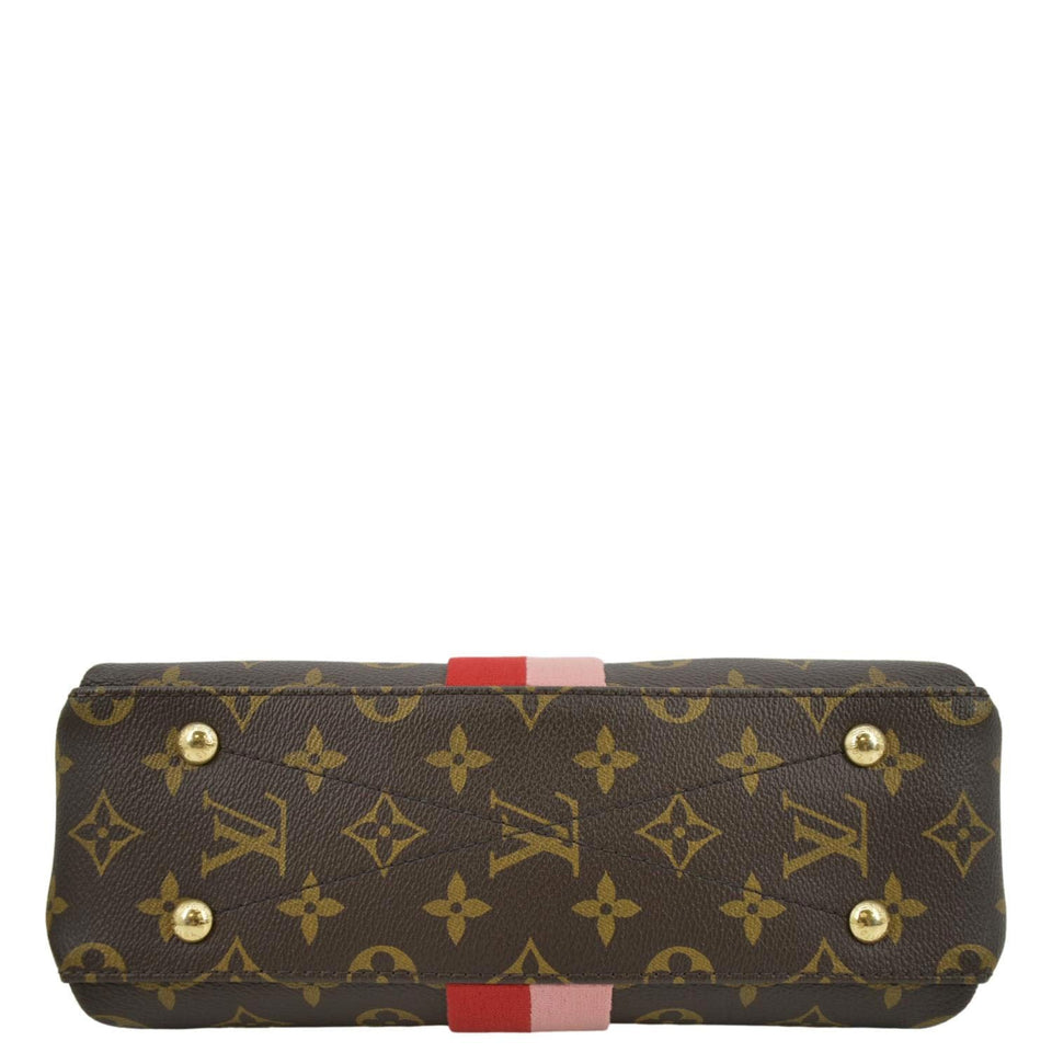 LOUIS VUITTON Georges BB Monogram Canvas Shoulder Bag Coquelicot Peach