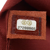 CHANEL Gabrielle Chevron Aged Calfskin Leather Backpack Bag Red