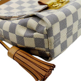LOUIS VUITTON Croisette Damier Azur Satchel Crossbody Bag White