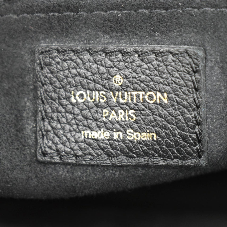 LOUIS VUITTON Beaumarchais Damier Ebene Shoulder Bag Brown