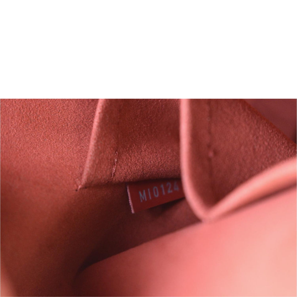 LOUIS VUITTON Alma GM Epi Leather Satchel Crossbody Bag Red