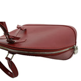 LOUIS VUITTON Alma GM Epi Leather Satchel Crossbody Bag Red