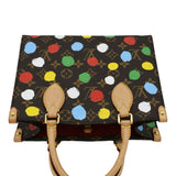 LOUIS VUITTON Onthego PM Yayoi Kusama Dots Monogram Canvas Shoulder Bag Multicolor