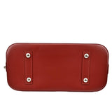 LOUIS VUITTON Alma GM Epi Leather Satchel Crossbody Bag Red