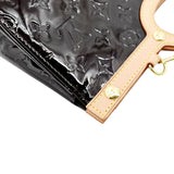 LOUIS VUITTON Roxbury Drive Vernis Leather Shoulder Bag Burgundy