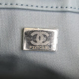 CHANEL Medium Boy Flap Quilted Leather Shoulder Bag Light Blue