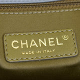 CHANEL East West Accordion Flap Quilted Calfskin Leather Shoulder Bag Grey
