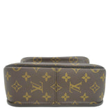 LOUIS VUITTON Passy NM Monogram Canvas Shoulder Bag Brown
