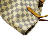 LOUIS VUITTON Salina PM Damier Azur Shoulder Bag White