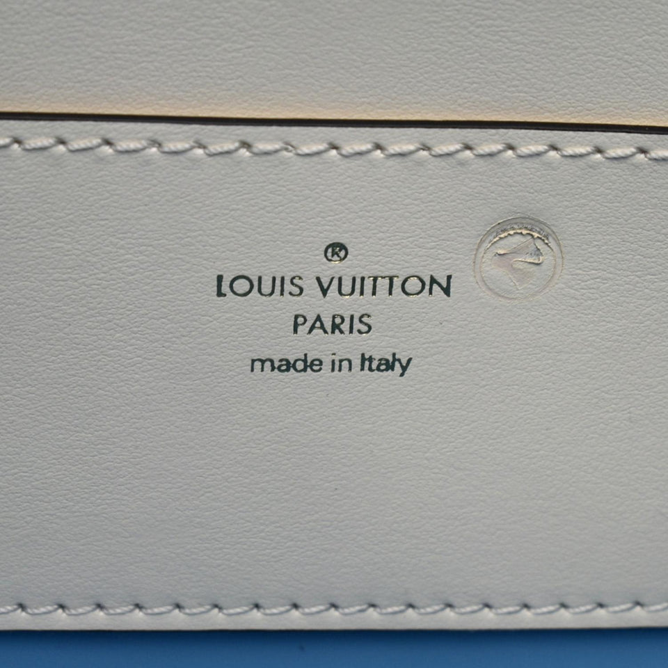 LOUIS VUITTON Pont 9 Calfskin Leather Shoulder Bag Creme