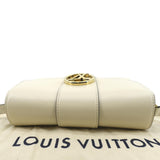 LOUIS VUITTON Pont 9 Calfskin Leather Shoulder Bag Creme