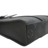 LOUIS VUITTON Sac Plat Monogram Eclipse Tote Shoulder Bag Black