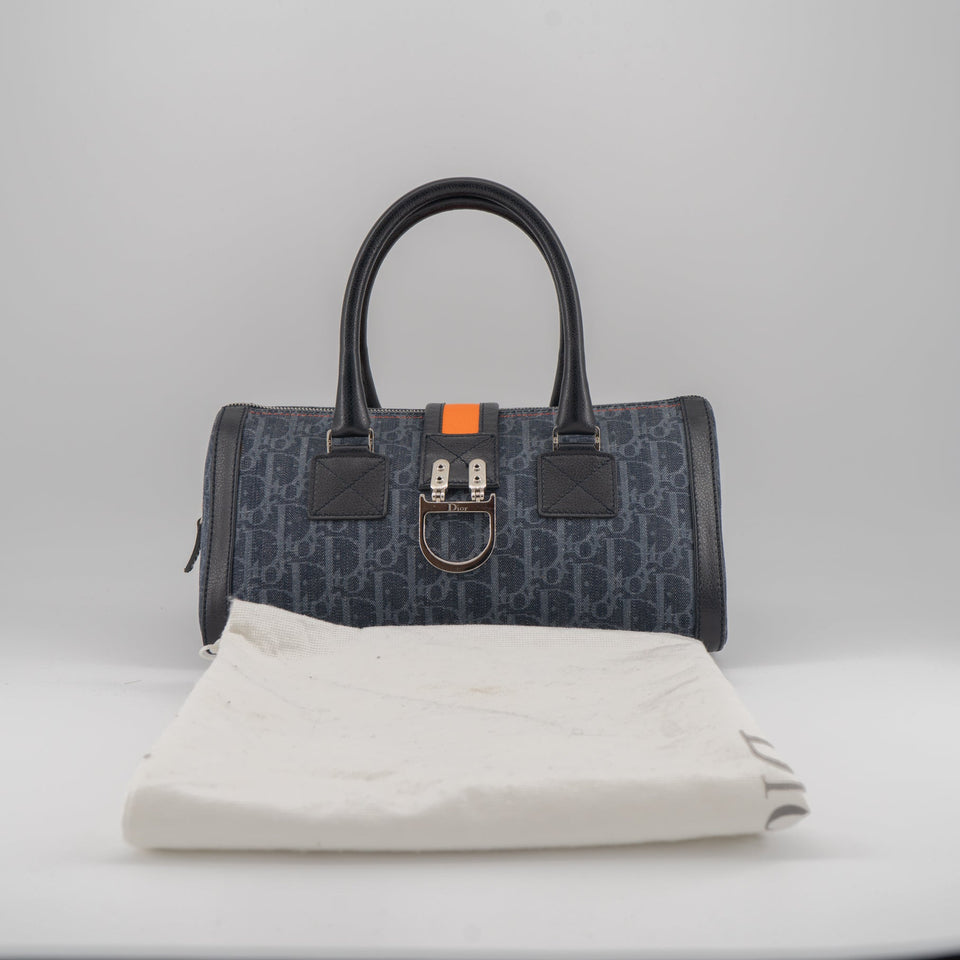 Christian Dior flight line boston bag