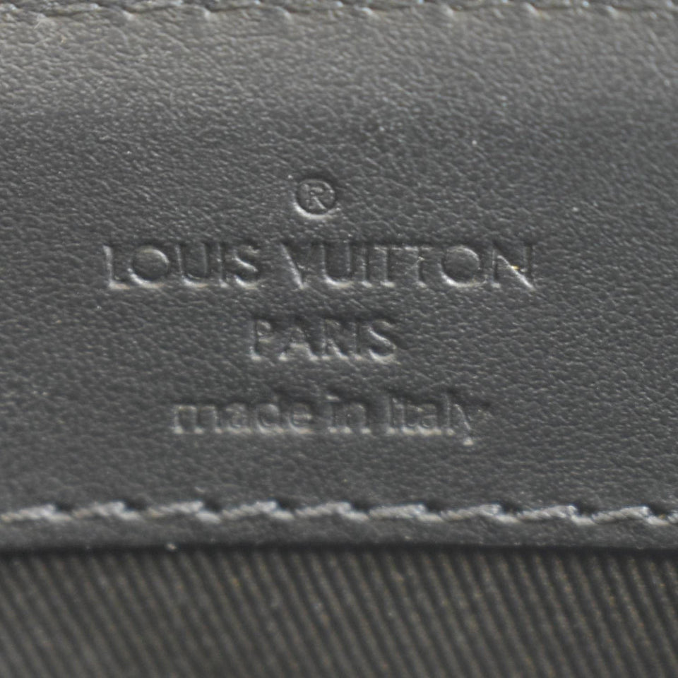LOUIS VUITTON Sac Plat Monogram Eclipse Tote Shoulder Bag Black