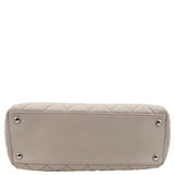 CHANEL CC Quilted Lambskin Leather Shopping Tote Bag Light Pink