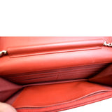 CHANEL Timeless WOC Caviar Leather Wallet on Chain Shoulder Bag Red
