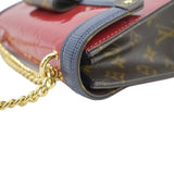 LOUIS VUITTON Wynwood Monogram Vernis Leather Crossbody Bag Red