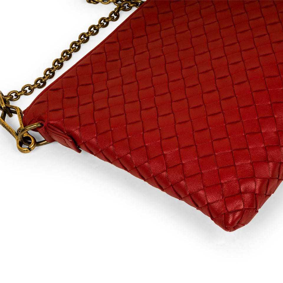 Intrecciato Clutch on Chain