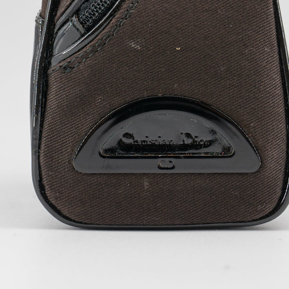 Christian Dior mini brown canvas handbag TSW pop
