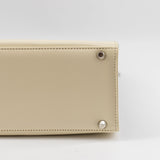 Christian Dior Vintage cream and black handbag with circular handles