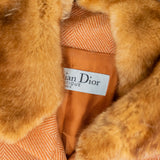 Christian Dior Vintage wool & mink Skirt Suit