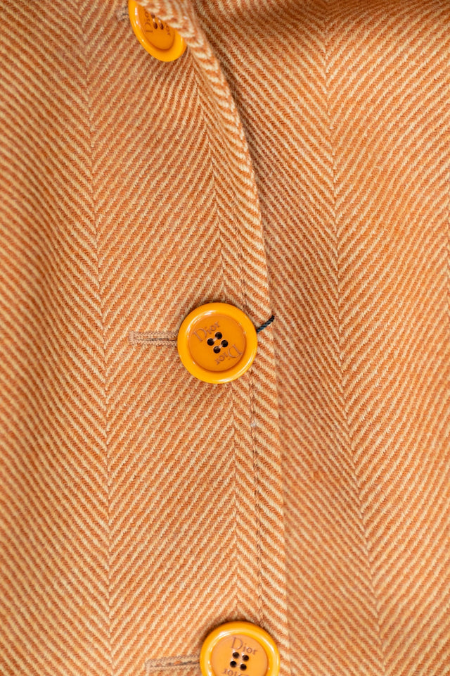 Christian Dior Vintage wool & mink Skirt Suit