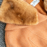 Christian Dior Vintage wool & mink Skirt Suit