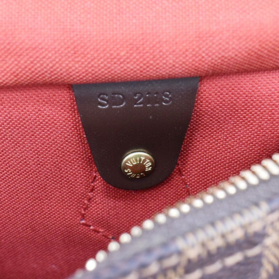 LOUIS VUITTON Speedy 30 Bandouliere Damier Ebene Shoulder Bag Brown