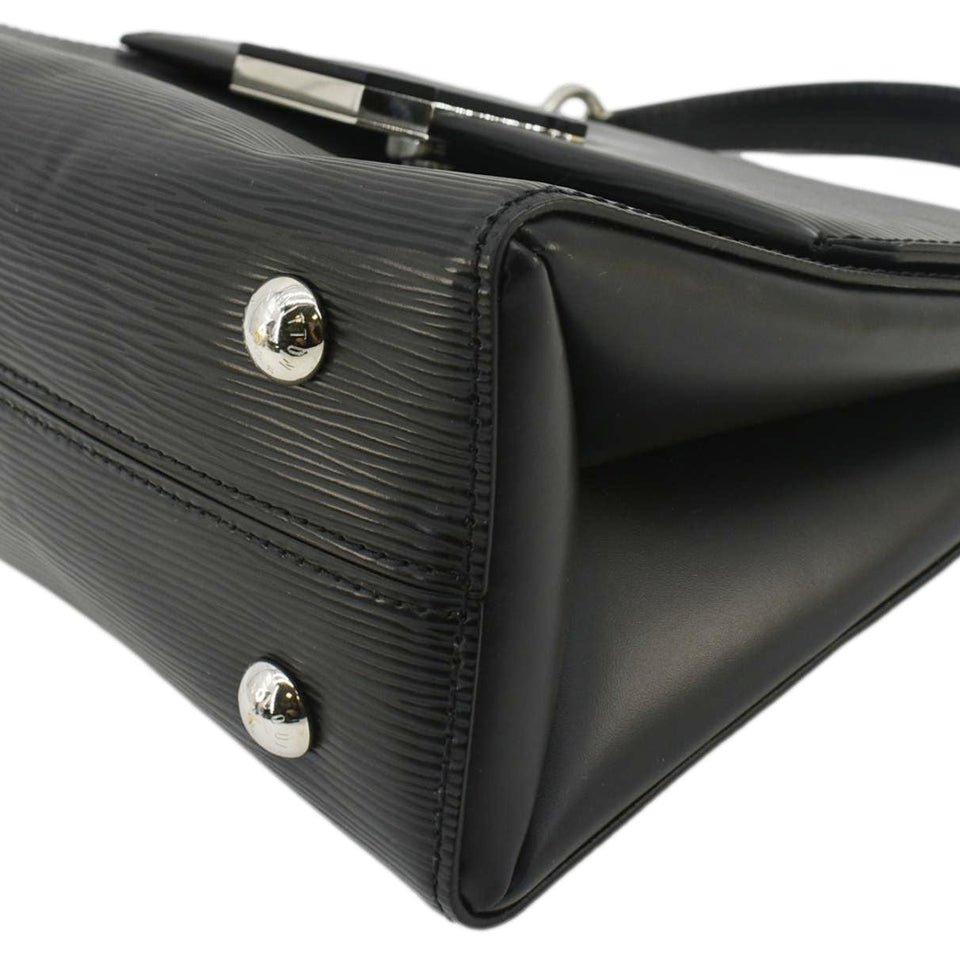LOUIS VUITTON Grenelle PM Epi Leather Shoulder Bag Black
