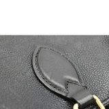 LOUIS VUITTON Onthego PM Monogram Empreinte Leather Tote Shoulder Bag Black