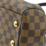 LOUIS VUITTON Trevi PM Damier Ebene Satchel Shoulder Bag Brown