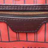 LOUIS VUITTON Neverfull MM Damier Ebene Shoulder Bag Brown