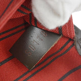 LOUIS VUITTON Neverfull MM Damier Ebene Shoulder Bag Brown