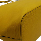 LOUIS VUITTON Neverfull MM Epi Leather Shoulder Bag Yellow