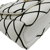 LOUIS VUITTON GO-14 MM Malletage Leather Shoulder Bag White
