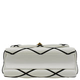 LOUIS VUITTON GO-14 MM Malletage Leather Shoulder Bag White