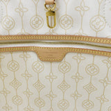 LOUIS VUITTON Neverfull Nautical MM Damier Azur Tote Shoulder Bag White