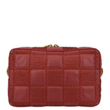 LOUIS VUITTON Troca MM Damier Lambskin Leather Shoulder Bag Pink