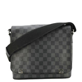 LOUIS VUITTON District PM Damier Graphite Messenger Bag Black